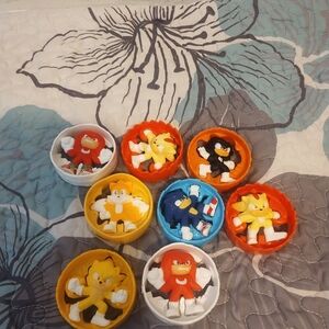 Sonic the Hedgehog McDonald’s Happy Meal Toys Lot of 8 (Knuckles Tails Shadow)